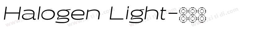 Halogen Light字体转换 Halogen Light字体转换